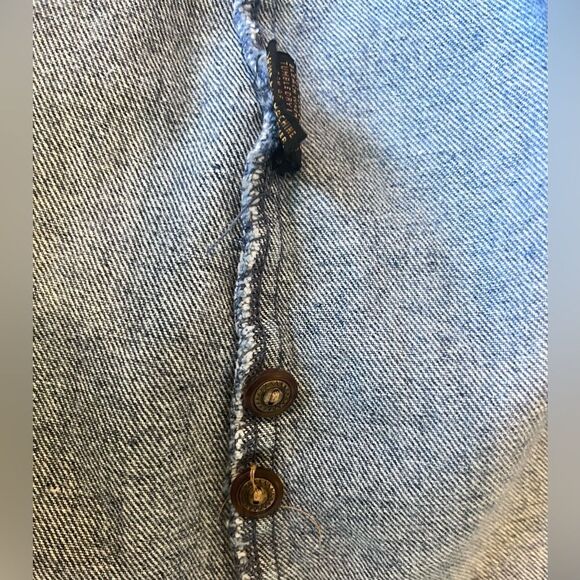 Eddie Bauer Denim Sleeveless Dress M - Cotton, Pockets, (Belt Sold Separate) - Picture 5 of 8